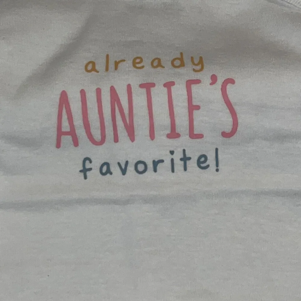 Carter's Baby Girl  24 Months! Already Auntie's Favorite Bodysuit! New W Tags!